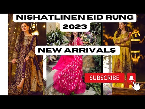 Nishat Linen New Eid collection2023 | Nishat Linen New summer collection2023 | Nishatlinen Eid Rung