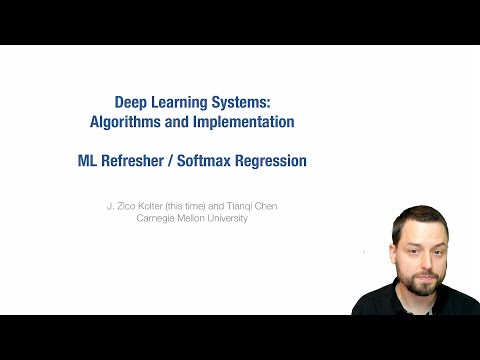 Lecture 2 - ML Refresher / Softmax Regression