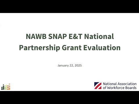 Winter Webinar  SNAP E&T Evaluation  Promising Practices and Recommendations for the Future
