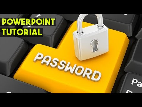 How to set Password in PowerPoint 2016 - #QuickTip12