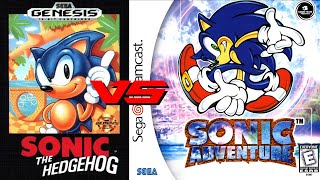 Sonic Games: 2D VS 3D!