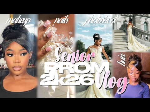 PROM MAINTENANCE VLOG | prom dress horror storytime, grwm, hair, nails, lashes  more!