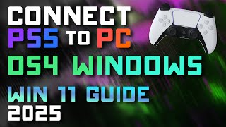 How to Connect PS5 Controller to Windows 11 PC (DS4 Windows Setup Guide 2025) 🎮💻