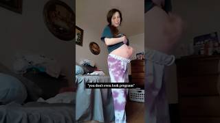“You don’t even look pregnant” #babybump #babybumplove #pregnancyjourney #pregnancyvlog