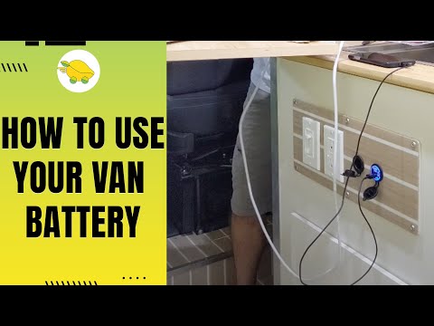 How to Use Your Van Battery Efficiently |  Mango Vans
