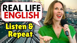 Learn Real-Life English: Transportation Words & Phrases | Comprehensible Input 📱