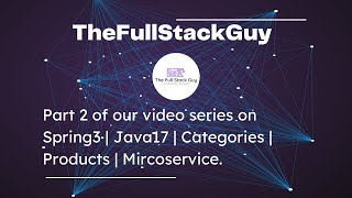 2023 | Spring3 | Java17 | Categories | Products | Mircoservice | Part2