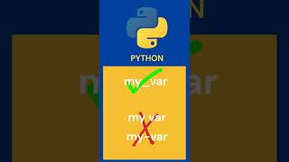 Python Variable Naming Tricks – Part 2 🐍 #csvision #learnpython #learnjava #programming
