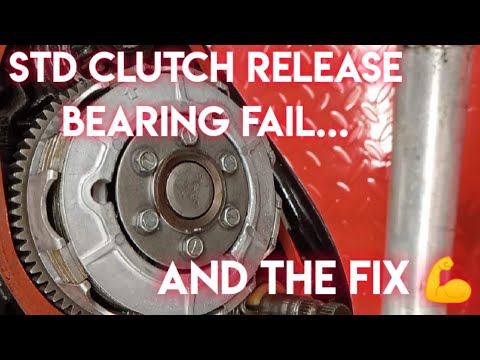Clutch Woes Part 2 - Custom Release Bearing #2stroke #lathe #workshop