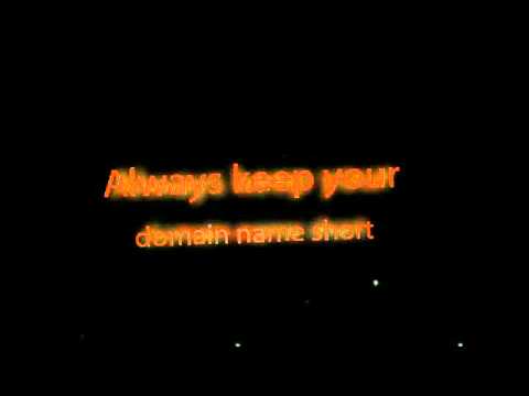 Affordable Web Design - Selecting Your Domain Name