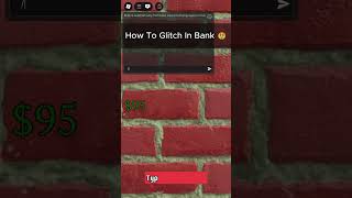 how to glitch in dead rails bank without horse 🤑💰 #deadrails #roblox #memes