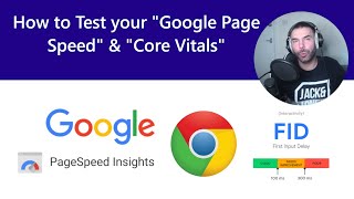 How to Test your "Google Page Speed" & "Core Vitals" Tutorial | Using Chrome Browser F12 Function