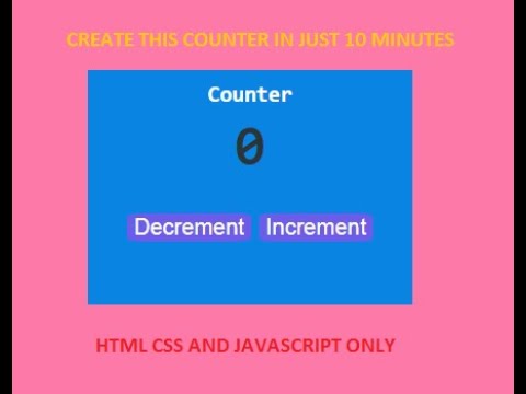 Why Is counter with javascript So Popular Right Now? |Javascript Counter| Exclusive Counter with Js