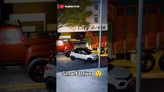 Why Smart Drivers Never Stay Behind Trucks!🚨 #driving #truck #safety #smartdriving #truckdriver #car