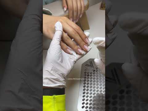 Russian manicure technique tutorial hard gel step by step #manicuretutorial #russianmanicure #nails