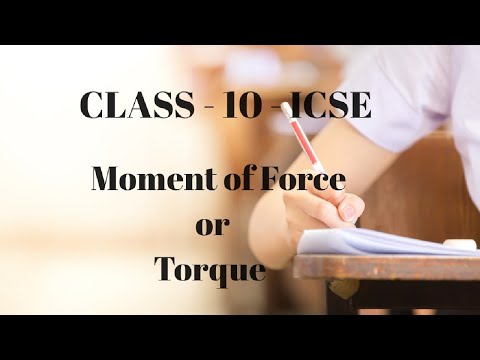 moment of force or torque l cbse icse topic l boring physics l #physics
