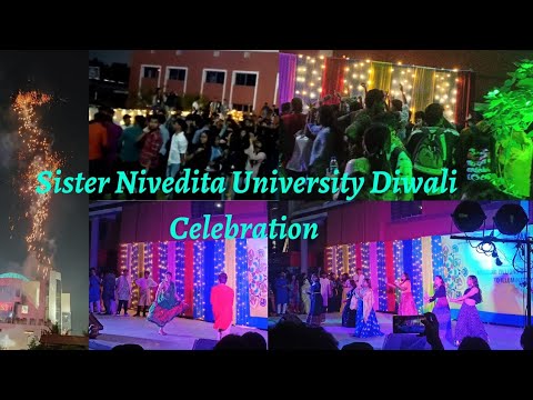 DIWALI CELEBRATION IN OUR COLLEGE|@SisterNiveditaUniversity #diwali