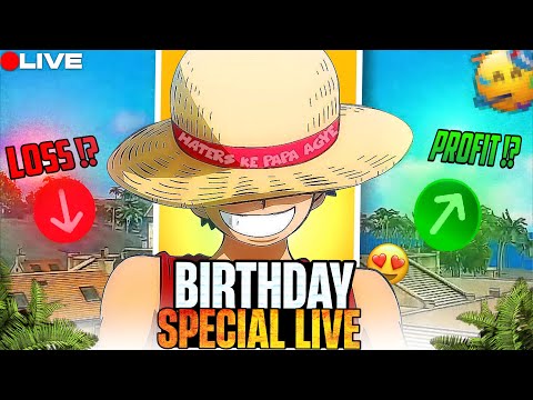 🥳BIRTHDAY SPECIAL LIVE 🎉 | SOLO TOURNAMENT PANEL GAMEPLAY x GUILD TEST🔥 |  #freefire