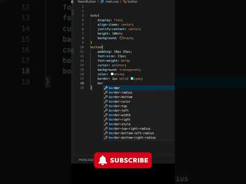 CSS Neon Button Hover Effects | Html CSS