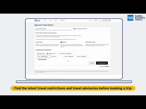 Seamless Business Travel Management with Amex GBT Egencia