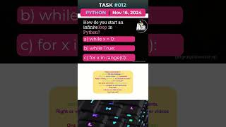 #py-Task012 - Python Quick Tips: Creating an Infinite Loop in Python 🐍