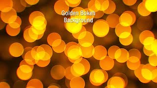 Golden Bokeh Background Stock Motion Graphics