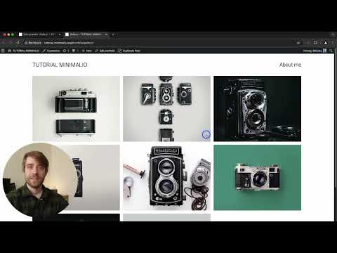 Adding Galleries with Minimalio theme