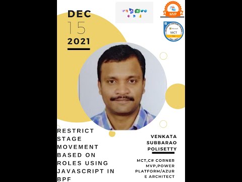 Back to Basics # 33 Restrict Stage Movement Based on Roles using JavaScript in BPF [తెలుగు] [Telugu]