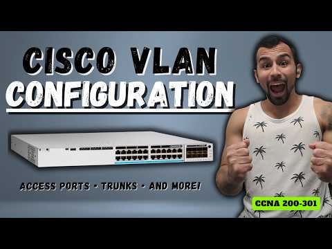 Cisco VLAN Configuration Guide (CCNA 200-301 VLAN Lab)