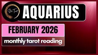 🍀OPEN UP FOR CHANGE! OPEN UP FOR NEW OPPORTUNITIES! AQUARIUS FEBRUARY 2026  💫MONTHLY TAROT READING