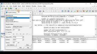 How to Calculate Density of States (DOS) in Material Studio | Step-by-Step Tutorial
