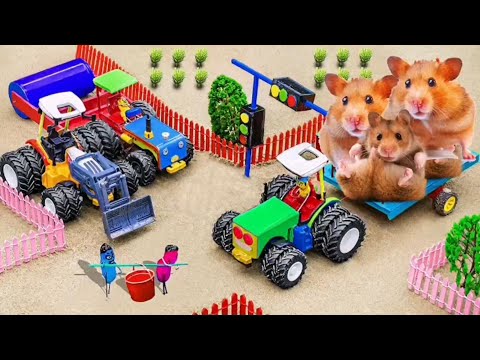 Building a Miniature Farm: Toy Tractor Construction Tutorial!mini tractor