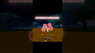 Red Lightning Showcase!?.🤩 #bloxfruits #roblox #gamerrobot