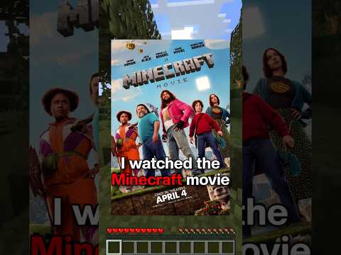 I watched the Minecraft Movie... (A Minecraft Movie Short Review) #minecraft