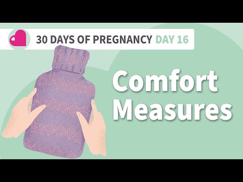 Pain Relief For Birth - Comfort Measures For An Easier Birth - Hypnobirthing Top Tips - Day 16