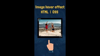 Image hover effect using css and html #shorts