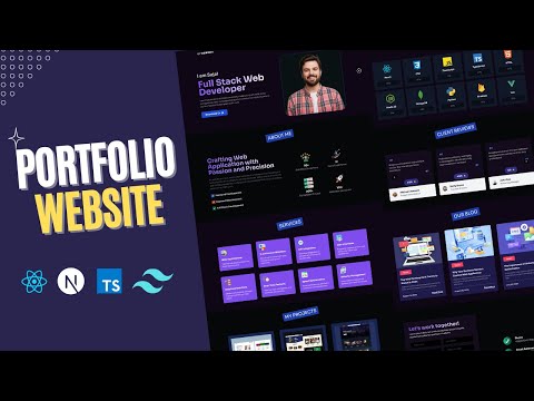 Build & Deploy a Stunning Portfolio with Next JS, TypeScript & Tailwind CSS!