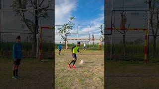fake action penalty kick ⚽ 😂🔥 #soccer #footballvideos #shorts