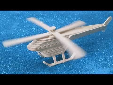 Let's make a beautiful helicopter together to decorate your study desk!