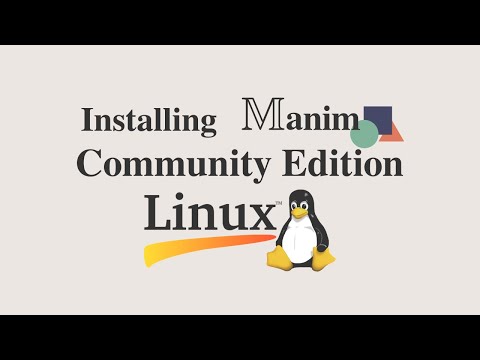 Installing Manim CE | Linux
