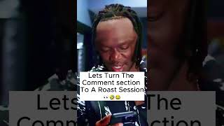 Roast KSI’s Forehead Challenge 🔥 Who’s Got the Funniest Comment #ksi #roastsession