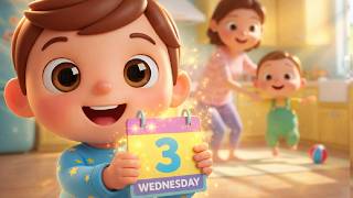 7 Days of the Week Song 🌈 Learn the Calendar for Kids (Fun Action Sing-Along)