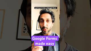 🚀 Instantly Convert ANY doc to a Google Form! 🤯 #shorts #edtech #tips #googleforms