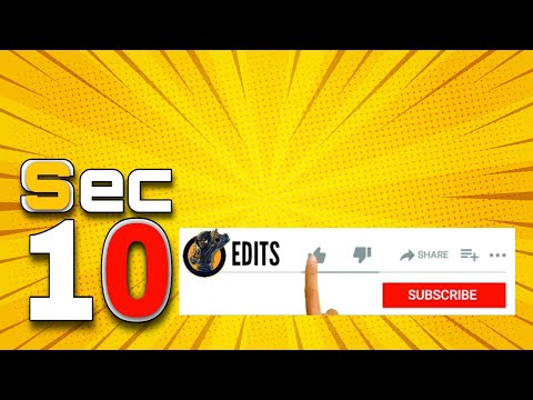JUST ! 10 Sec You Can Add Subscribe Recommendation in Your Video