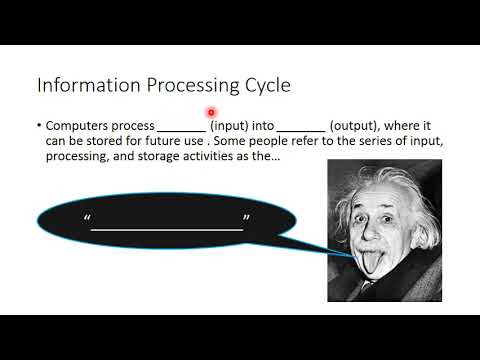 Unit 1 Lecture 2 - Input & Output