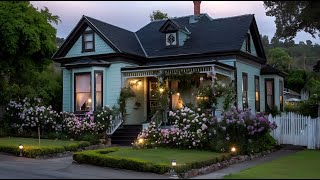 Cozy Cottage Ambience: Relaxing Piano & Saxophone in a Magical Garden