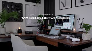 My Desk Setup for 2026 // New Studio Tour