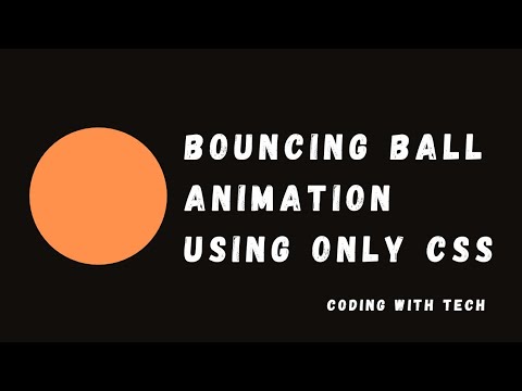 Bouncing Ball Animation Using Only Css | Html And Css Tutorial