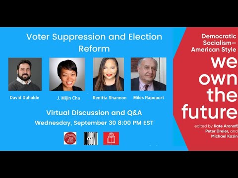 Voter Suppression and Electoral Reform w/ J. Mijin Cha, Miles Rapoport & Renitta Shannon