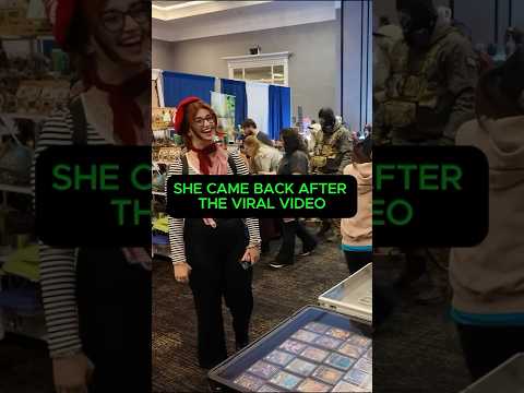She Came Back After the Viral Video… 👀🔥 | Pokémon Card Show POV #pokemon #pokemoncards #anime